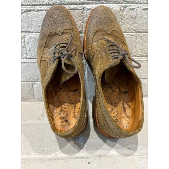 Banana Republic Suede Wing Tip Oxford Shoes main image 9